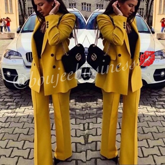 Zara Pants - ZARA Flared Leg + Blazer Pantsuit